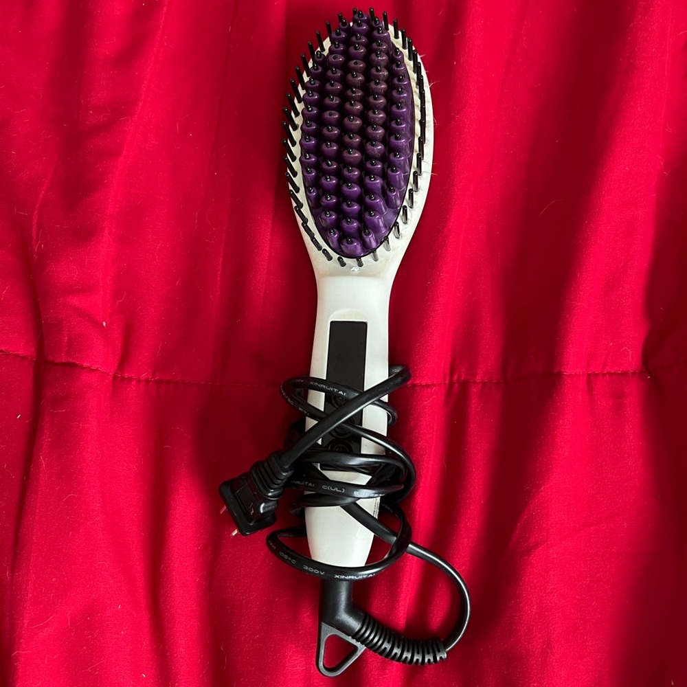 Instyler Hair Brush Straightener
